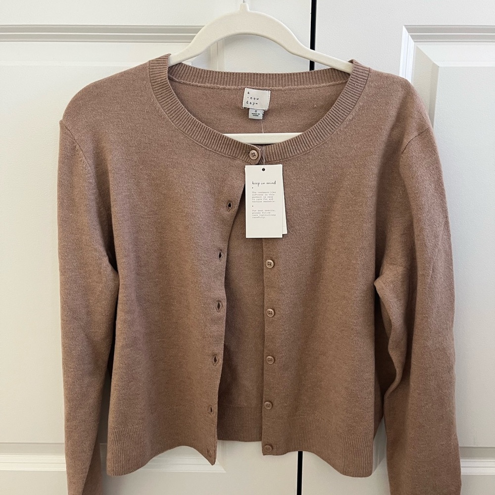 a new day Women's Brown Cardigan